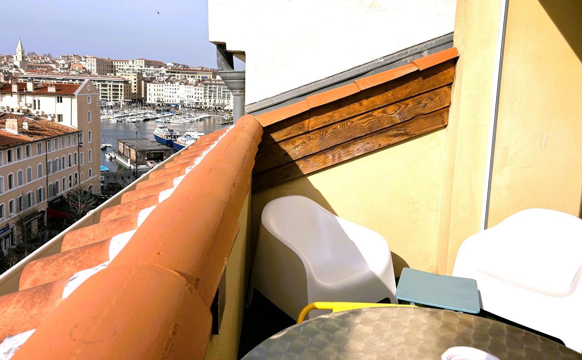 Loft Moderne Vue Vieux Port Terrasse Rooftop Appartement Marseilles Buitenkant foto