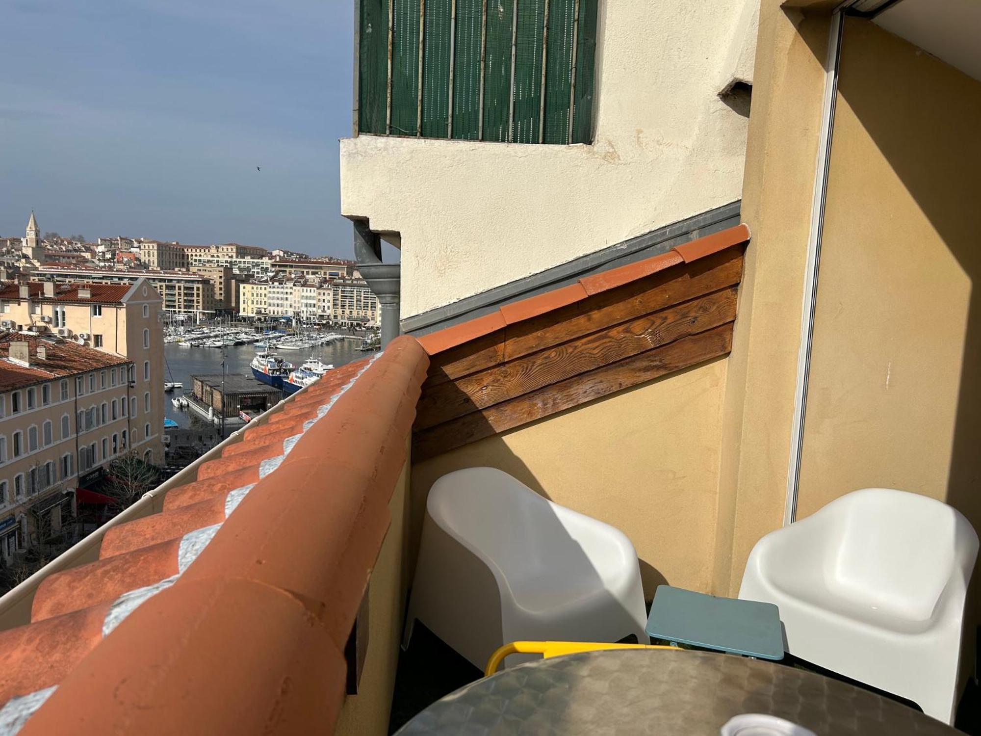 Loft Moderne Vue Vieux Port Terrasse Rooftop Appartement Marseilles Buitenkant foto