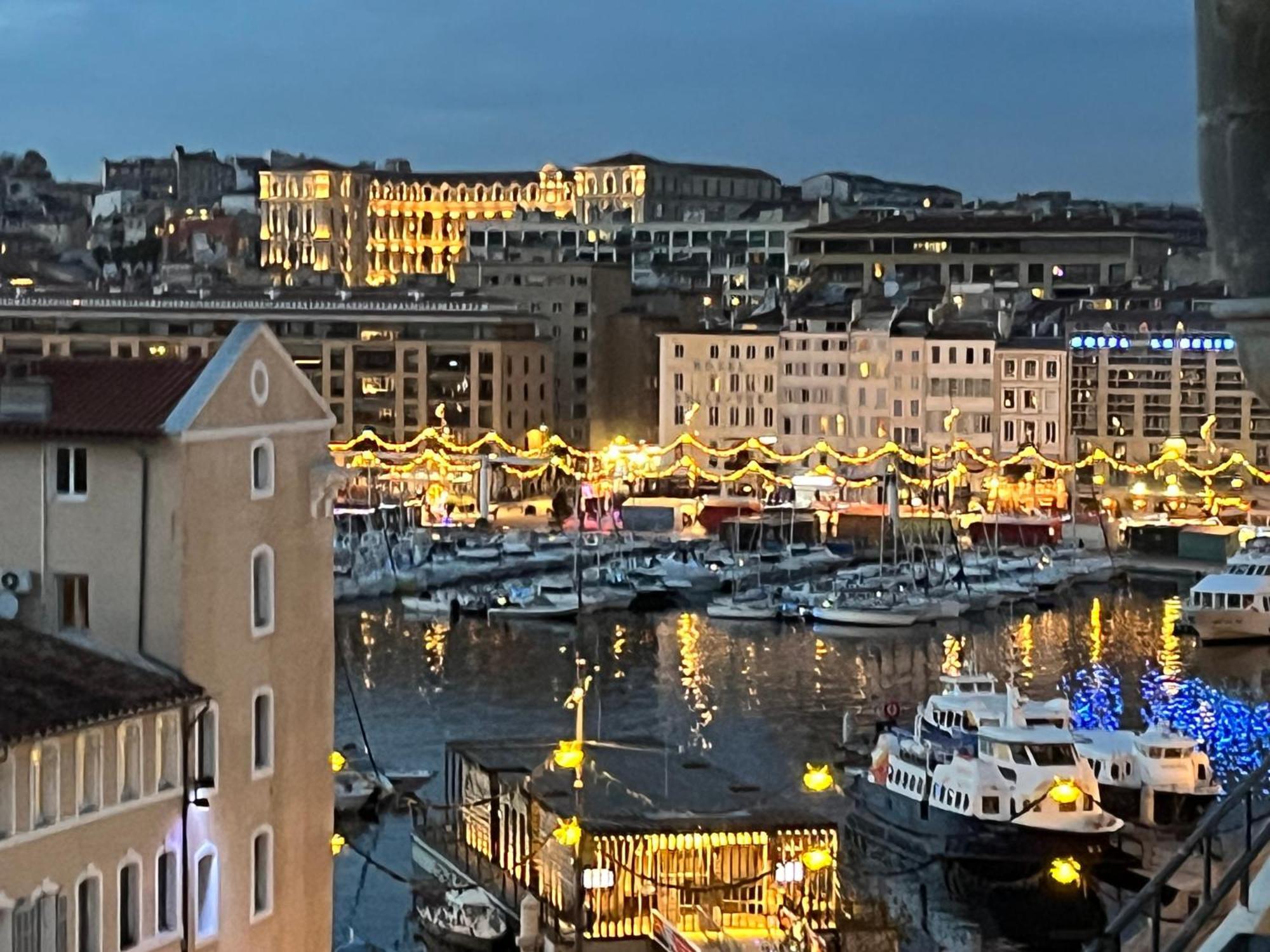 Loft Moderne Vue Vieux Port Terrasse Rooftop Appartement Marseilles Buitenkant foto